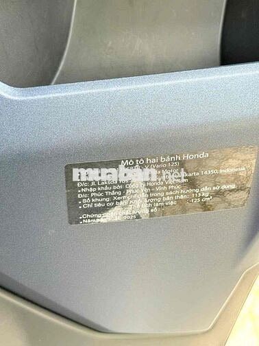 Vario 125 2025 đi đúng 1000 cây. như hãng dắt ra