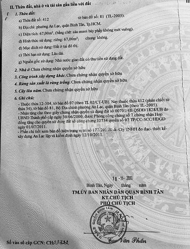 Bán lô đất đối diện Công Viên Khu Dân Cư Nam Hùng Vương Bình Tân