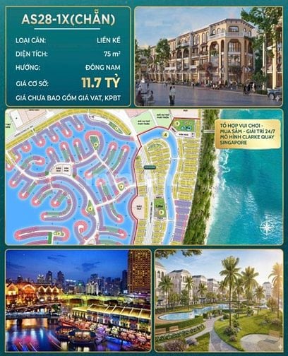 Nhà biệt thự liền kề view Biển tại Vinhomes Green Paradise