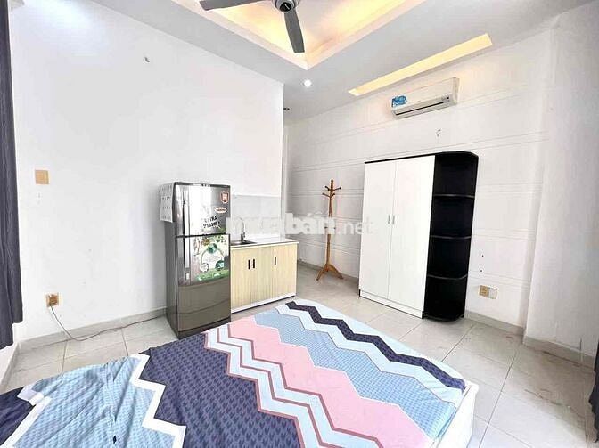 🔥PHÒNG STUDIO BAN CÔNG FULL NỘI THẤT_KHU SÂN BAY_GẦN CV HOÀNG VĂN THỤ