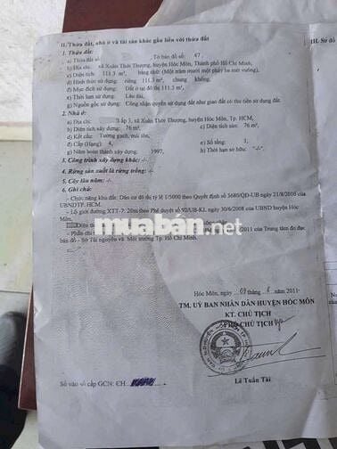 Bán nhà Mặt tiền Đ.Nguyễn Thị Tiểu kinh doanh buôn bán sầm uất