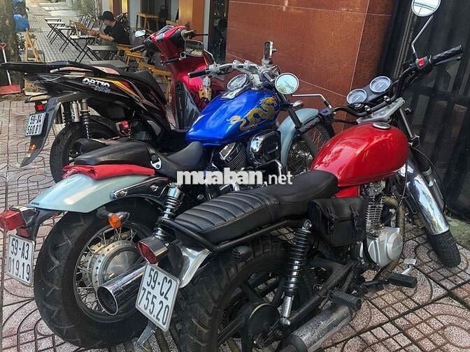 pass xe honda GN 125cc , bản racer classic