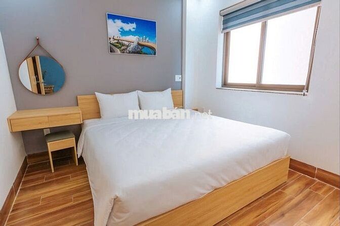 CHO THUÊ CĂN HỘ 1 PHÒNG NGỦ CÓ BAN CÔNG FULL NỘI THẤT KHU AN THƯỢNG