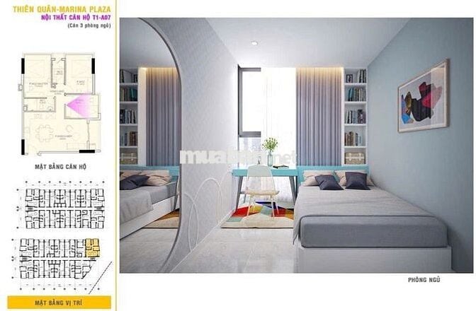 Chung cư Thiên Quân marina CT , đối điện ĐH y dược cần thơ,chỉ 1,4 tỷ