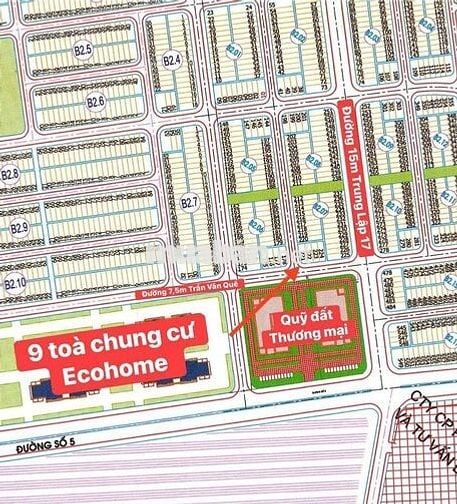 LÔ GÓC VIEW CHUNG CƯ ECOHOME ĐƯỜNG TRẦN VĂN QUẾ