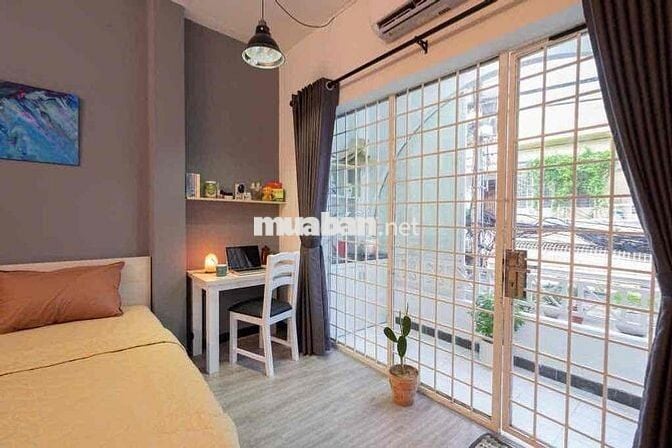 Căn hộ 1PN ban công thoáng mát, full nội thất, khu dân trí cao