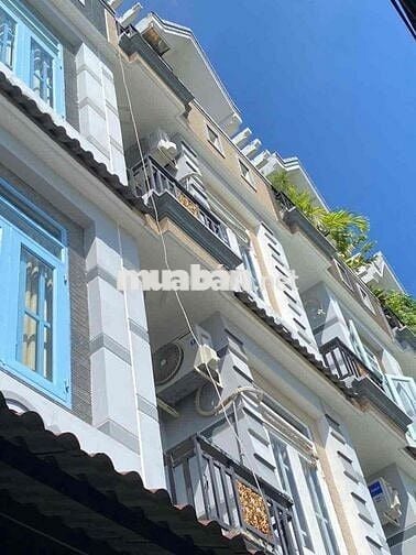 bán nhà 4 tầng dtsd 126m2 -4PN- ngay bình phú siêu thị mega