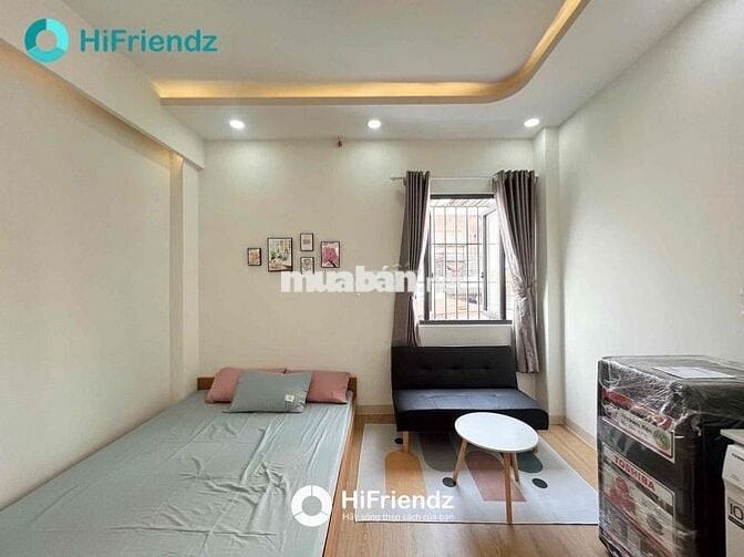 💫STUDIO BAN CÔNG NGAY NGÃ TƯ BỐN XÃ - FULL NT MÁY GIẶT RIÊNG