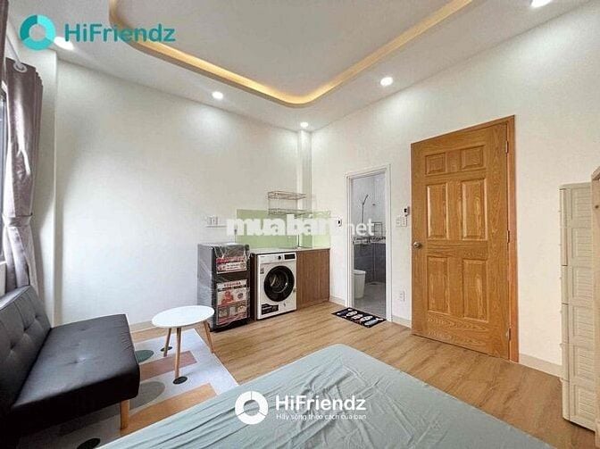 💫STUDIO BAN CÔNG NGAY NGÃ TƯ BỐN XÃ - FULL NT MÁY GIẶT RIÊNG