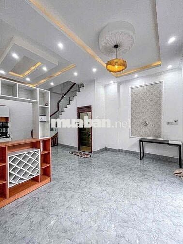 Nhà Trệt Lầu Mới 2pn 2wc hẻm 876 Trần Nam Phú