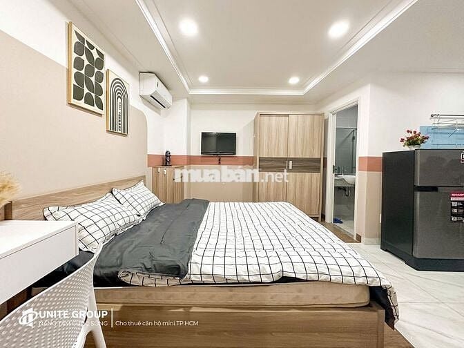 Cho thuê căn hộ q10_Gần cv Lê Thị Riêng_Full nội thất_Gần Viettel