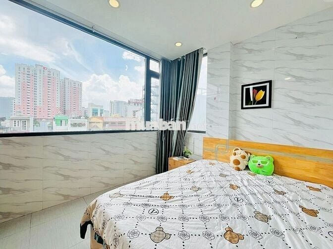 Phòng cửa sổ Hồ Hảo Hớn Q1 Hướng Võ Văn Kiệt chợ Nga ĐH Văn Lang Soho