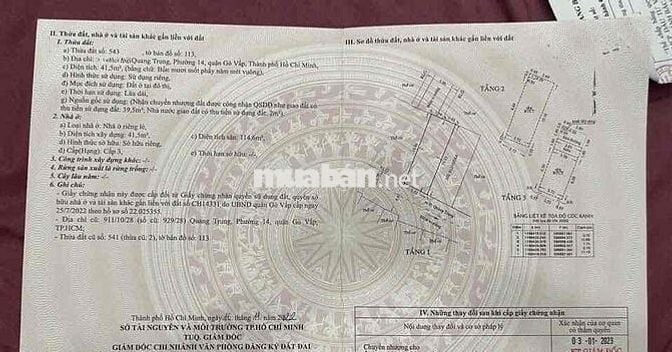 NHÀ ĐẸP VỊ TRÍ ĐẸP GIÁ TỐT GÒ VẤP