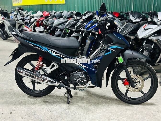 XE MÁYTHANH TÙNG_WAVE BLADE ĐEN SẦN VÀNH ĐÚC