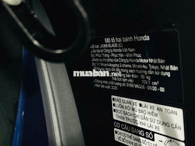 XE MÁYTHANH TÙNG_WAVE BLADE ĐEN SẦN VÀNH ĐÚC