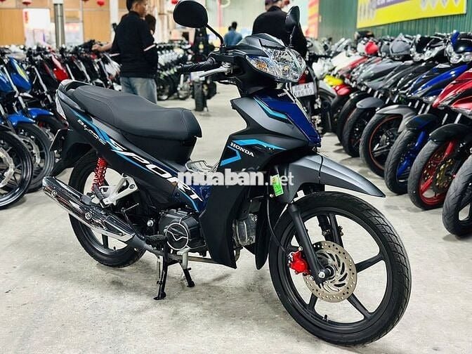 XE MÁYTHANH TÙNG_WAVE BLADE ĐEN SẦN VÀNH ĐÚC