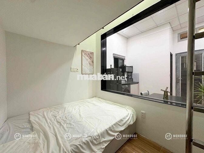 Studio tách bếp, máy giặt riêng, full NT mới 100% ngay khu Bàu Cát