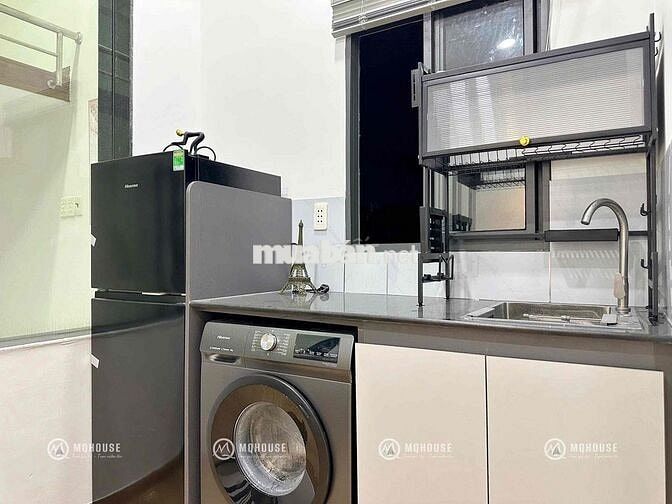 Studio tách bếp, máy giặt riêng, full NT mới 100% ngay khu Bàu Cát