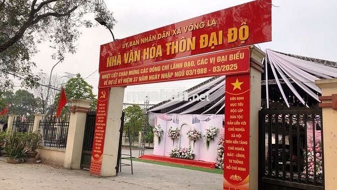 ĐẠI MẠCH - ĐÔNG ANH - LÔ ĐẤT 45M2- NGÕ  THÔNG- Ô TÔ TRÁNH - 3,4 TỶ