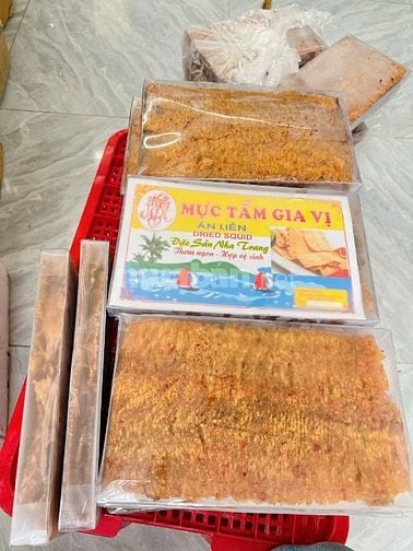 Mực cán tẩm gia vị Nha Trang - 500gr