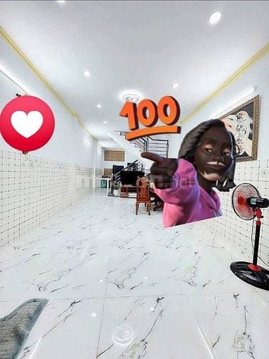 Bán nhà Quận 11, Minh Phụng - Xóm Đất, Ngang bề thế 5.5m x Dài 8m,