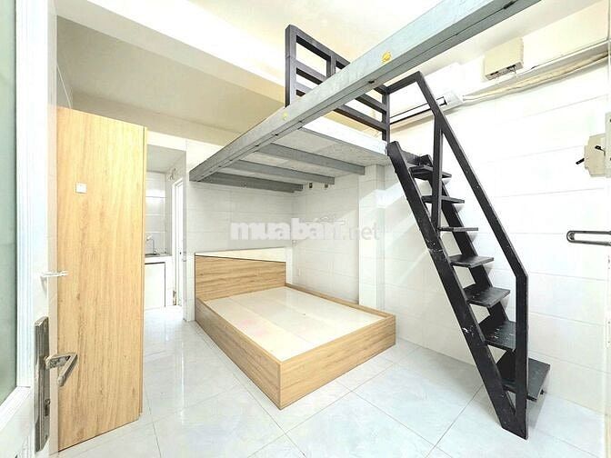 Phòng trọ có gác - máy lạnh giá rẻ đường Quang Trung