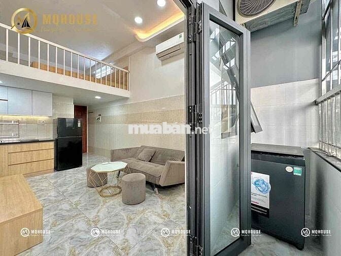 Duplex ban công, bảo vệ 24/7, máy giặt riêng, full NT ngay KênhTanHoa