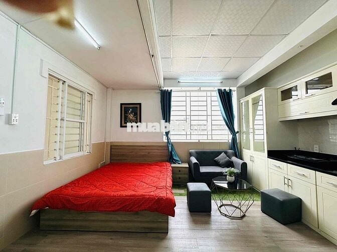 CHO THUÊ STUDIO CỬA SỔ LỚN BẾP RỘNG SIÊU TIỆN LÊ QUANG ĐỊNH BÌNH THẠNH