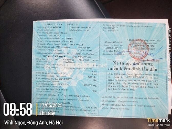 CẦN BÁN XE HONDA_BRV_L xe mới đẹp