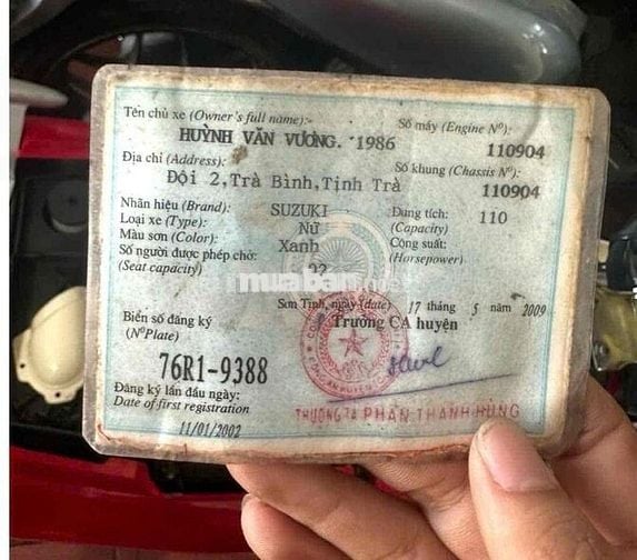 Xipo 99 siêu mới giấy zin công chứng uỷ quyền 42tr