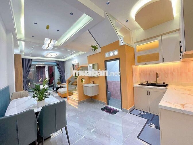 NHỈNH 5 TỶ, HXH ĐS 8, 56m2, 2 TẦNG, GIÁP AEON TÂN PHÚ