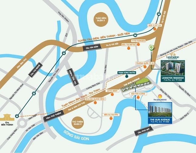 CHO THUÊ Lexington, Q2, 2PN, GIÁ TỐT 15tr/th, NHÀ ĐẸP, CHI PHÍ THẤP