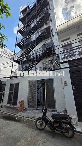 bán căn hộ dịch vụ 8x20m đúc 6 lầu có 25 phòng 26wc sẵn nội thất