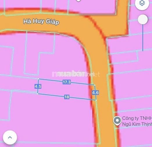 Bán Đất MT Hà Huy Giáp, Phường Đông Hoà, Dĩ An