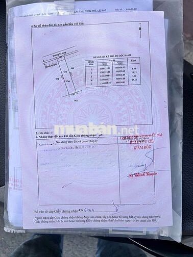 Lô đất đẹp 125m2 thổ cư bán 2ty4