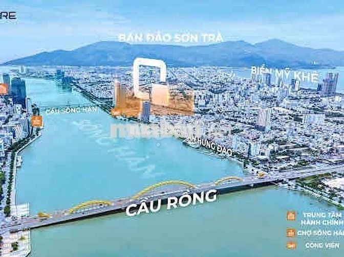 chỉ 1,7 tỷ( 30%) sở hữu ngay căn hộ 64m2 ngay đầu cầu sông Hàn Đà Nẵng