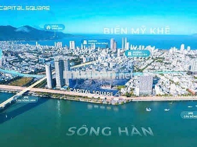 chỉ 1,7 tỷ( 30%) sở hữu ngay căn hộ 64m2 ngay đầu cầu sông Hàn Đà Nẵng