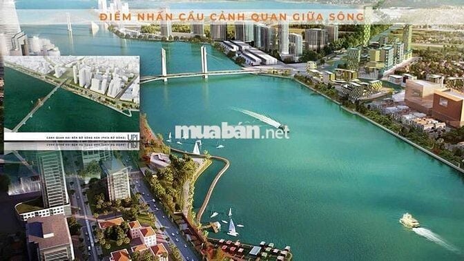 chỉ 1,7 tỷ( 30%) sở hữu ngay căn hộ 64m2 ngay đầu cầu sông Hàn Đà Nẵng
