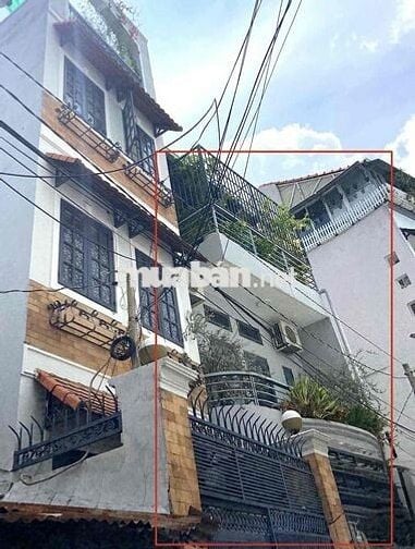 Giáp Quận 1, Nhà 60m2, 3 tầng 3PN, hẻm thông gần mt Hoàng Hoa Thám
