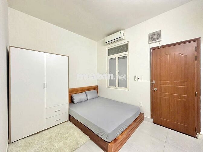 PHÒNG 20M2 ĐẦY ĐỦ NỘI THẤT, GẦN KHU CHẾ XUẤT, BÙI VĂN BA