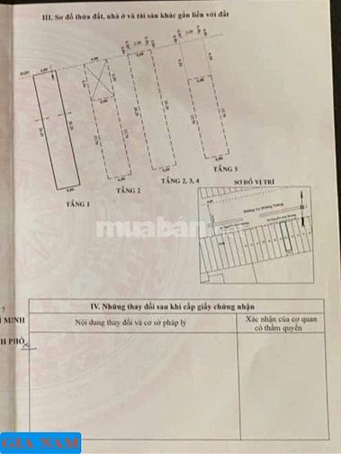 BÁN NHÀ MẶT TIỀN : 107 - 109 AN DƯƠNG VƯƠNG - P. 8 - Q. 5 HCM