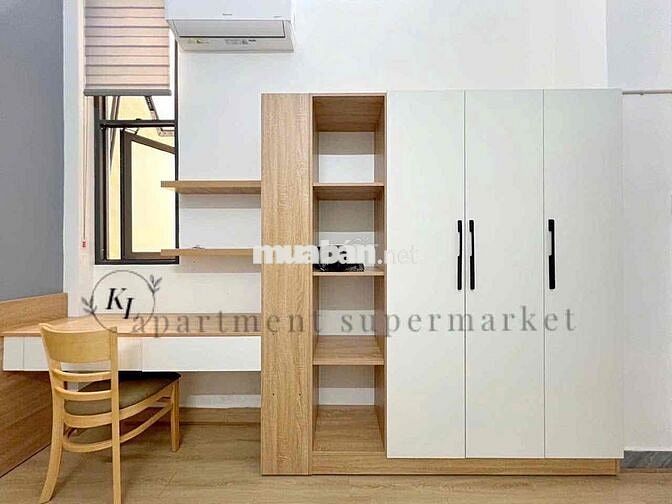 🦛Căn Hộ 1PHÒNG NGỦ TÁCH BẾP, FULL NỘI THẤT, MÁY GIẶT Ri  - Khu BÀU CÁT