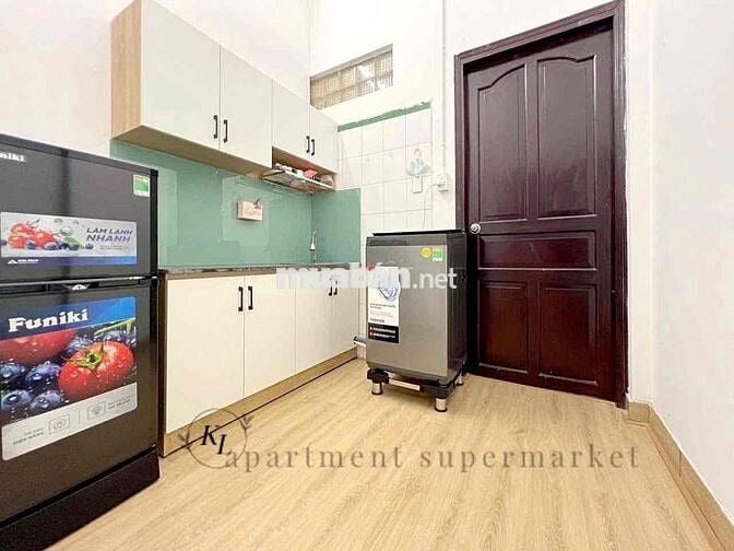 🦛Căn Hộ 1PHÒNG NGỦ TÁCH BẾP, FULL NỘI THẤT, MÁY GIẶT Ri  - Khu BÀU CÁT