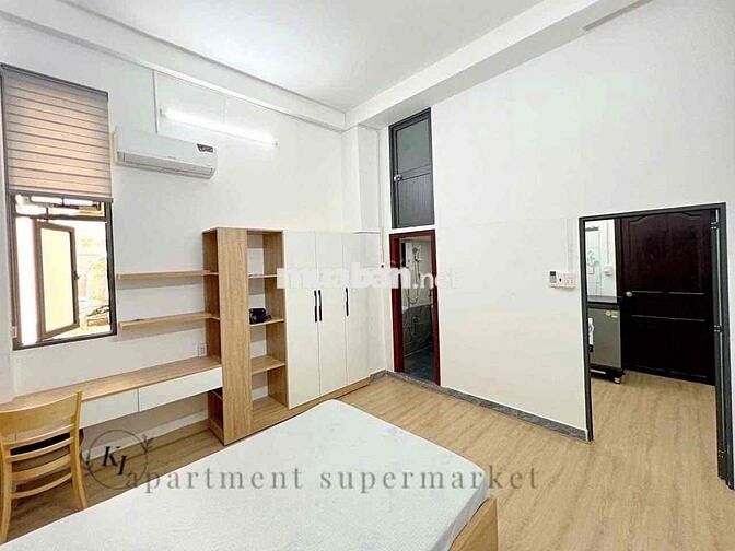 🦛Căn Hộ 1PHÒNG NGỦ TÁCH BẾP, FULL NỘI THẤT, MÁY GIẶT Ri  - Khu BÀU CÁT