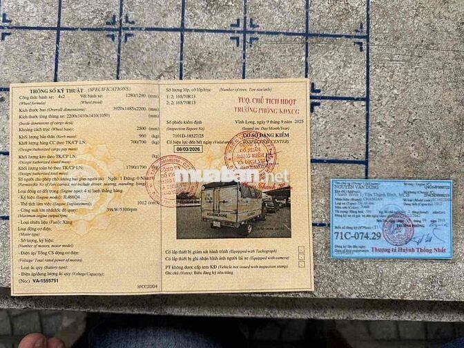 bán xe tãi 2017 có lạnh có đỗi xe