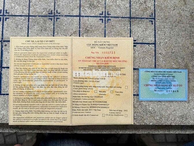 bán xe tãi 2017 có lạnh có đỗi xe