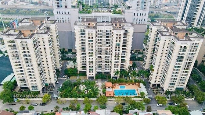 CHO THUÊ CHCC CANTAVIL AN PHÚ Q.2, 120m2, 3PN, GIÁ 20TR, VIEW THOÁNG