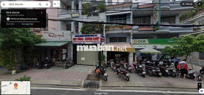 Mặt tiền 4 tầng Chợ Lớn (4m x 20m)khu vip kinh doanh cho thuê tốt