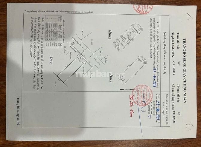 Cc bán nhà 2 tầng tại 68/28 Ngô Chí Quốc.