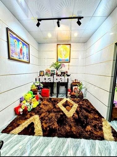 Bán nhà thổ cư, địa chỉ nhà trên sổ hồng, lộ ôtô (Tặng hết nội thất).